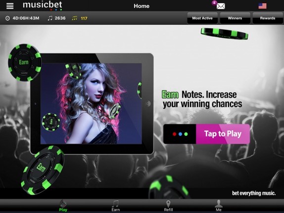 Musicbet screenshot