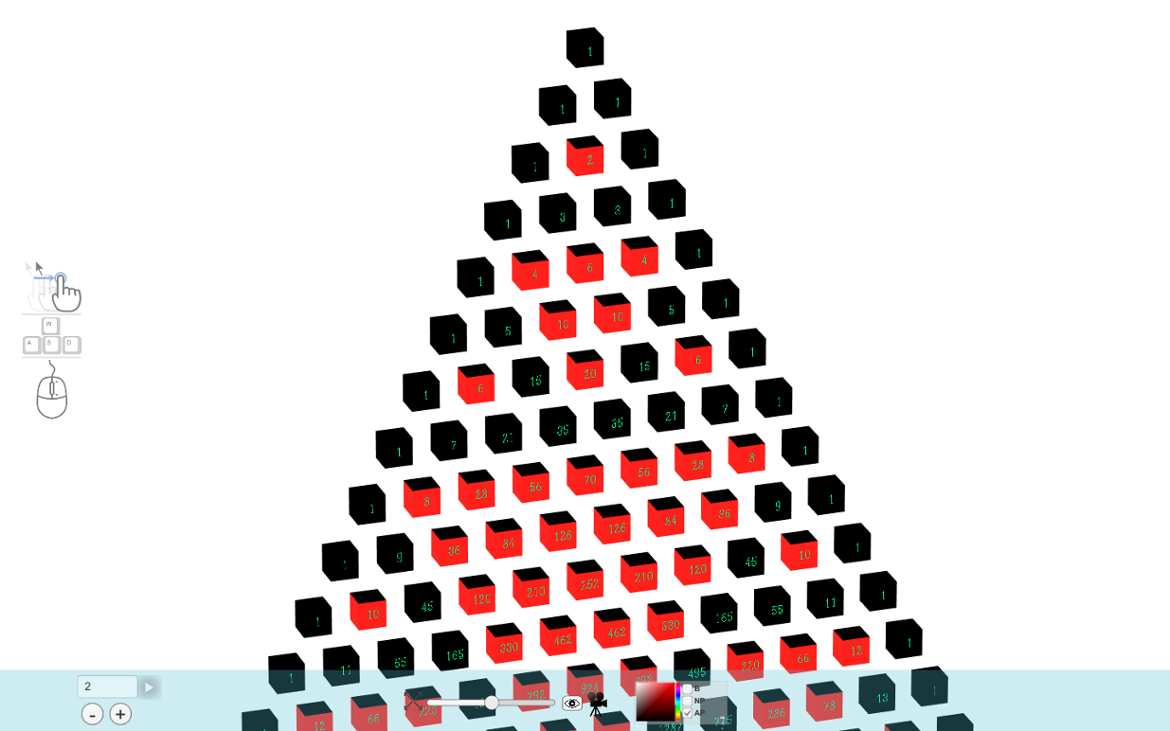 Games like Pascal's Triangle