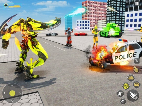 Superhero Robot Alien Rescue Image