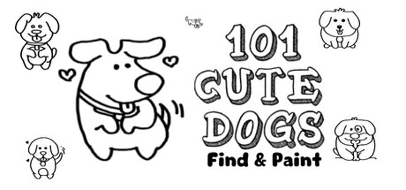 101 Cute Dogs: Find & Paint Image