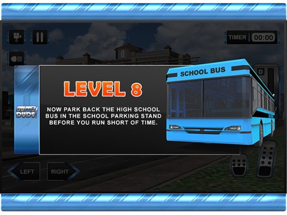 3D High School Bus Simulator - Bus driver and crazy driving simulation &amp; parking adventure game Image