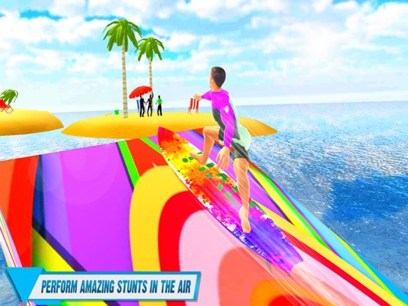 Beach Water Surfing Fun Race screenshot