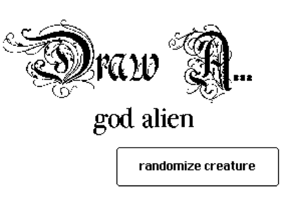 Draw A Creature Game Cover