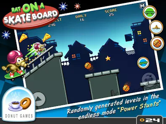 Rat On A Skateboard screenshot