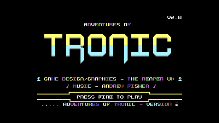 Adventures of Tronic V2 (C64) Game Cover