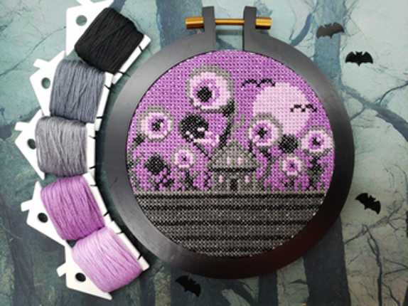 House - Decorative Cross Stitch Notion, Bobbin, STL Digital Download Image