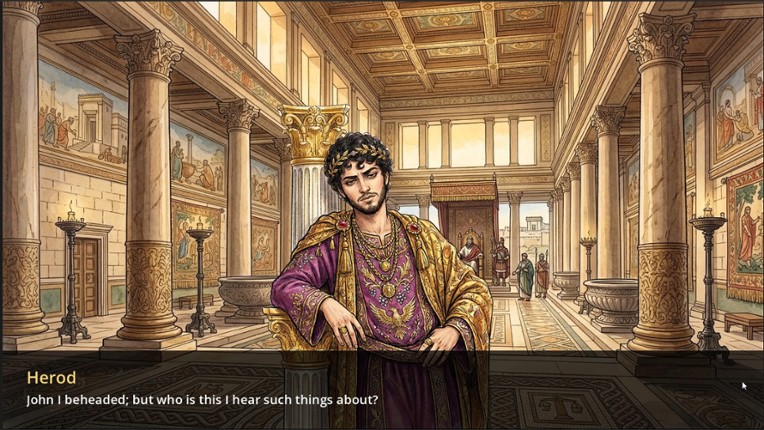 Jesus Christ: A Gospel Visual Novel screenshot