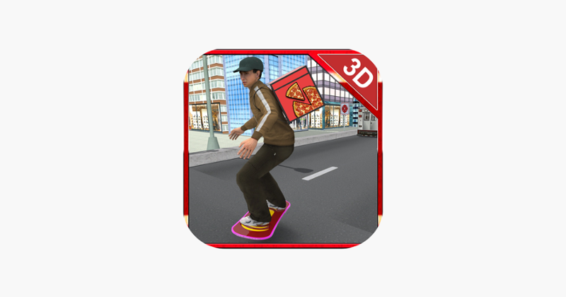Skateboard Pizza Delivery – Speed board riding &amp; pizza boy simulator game Image