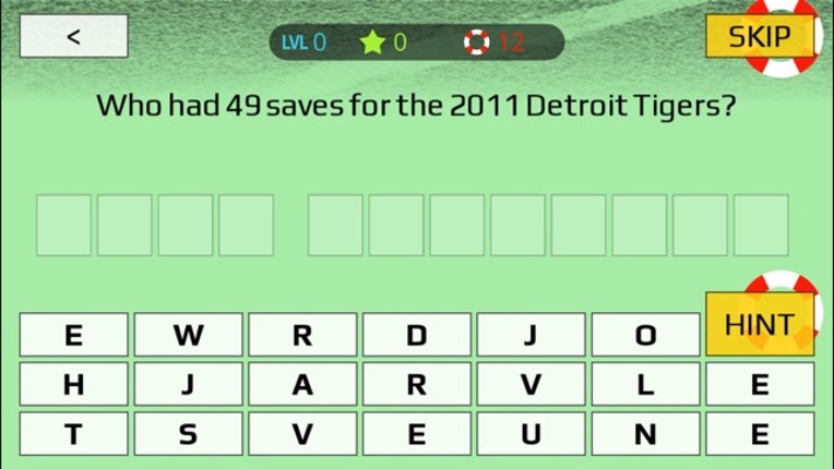 Baseball Trivia Stats &amp; Awards screenshot