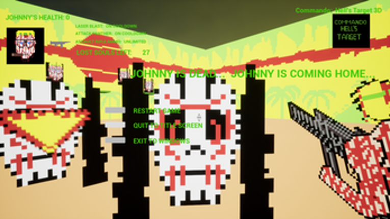 Commando: Hell's Target 3D Image