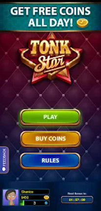 Tonk Star Classic Card Game screenshot