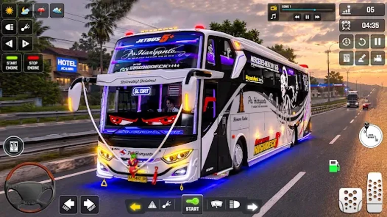 Bus Driving Simulator Bus Game screenshot