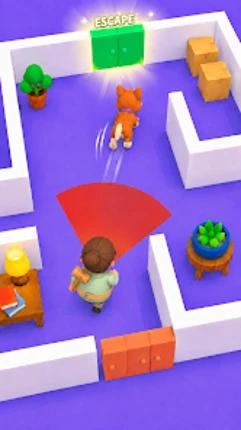 Pet Escape Game: Sneaky Run screenshot