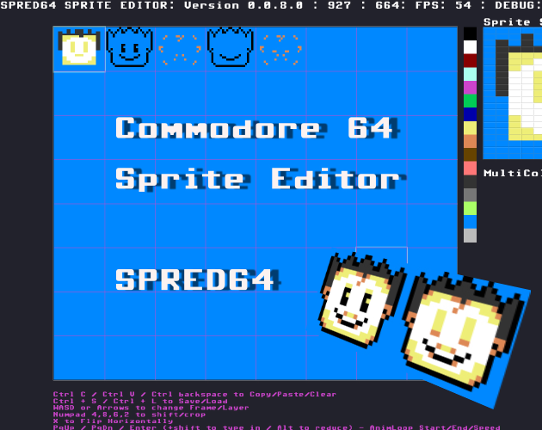 Spred64 - C64 Sprite Editor V1.43 Game Cover