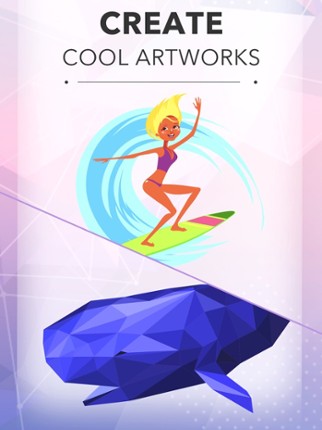 Hey Poly - 3D Art Puzzle Game screenshot