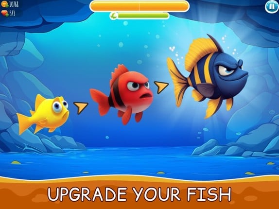 Hungry Ocean: Fish Eater Game screenshot