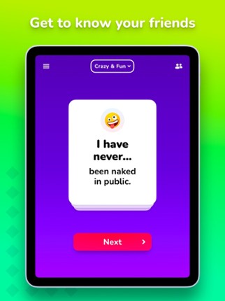 I Have Never: Dirty Game screenshot