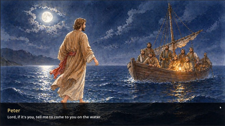 Jesus Christ: A Gospel Visual Novel screenshot