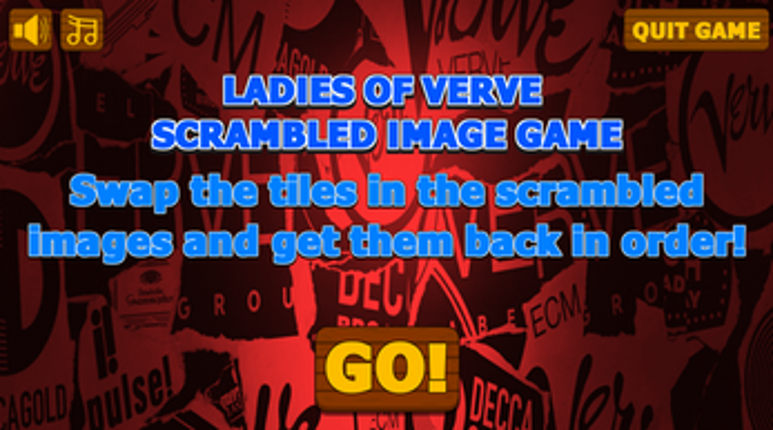 Ladies of Verve - Scrambled Image Game screenshot