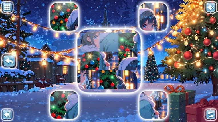 Lovely Anime Puzzle: Christmas screenshot