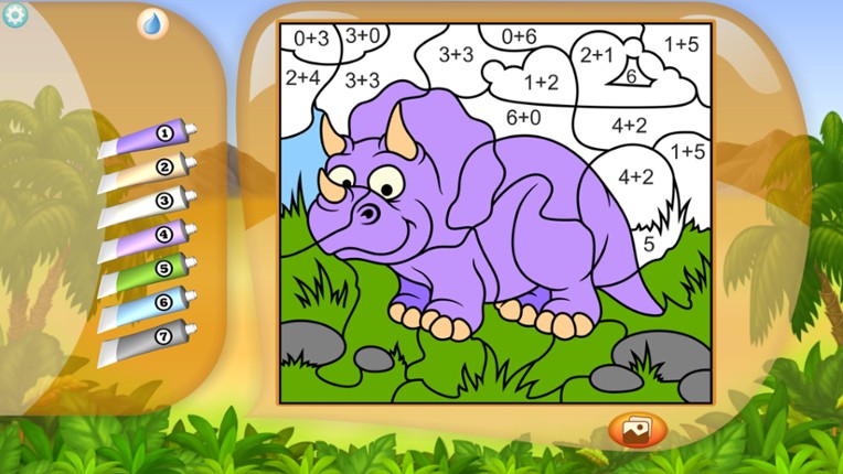 Paint by Numbers - Dinosaurs screenshot