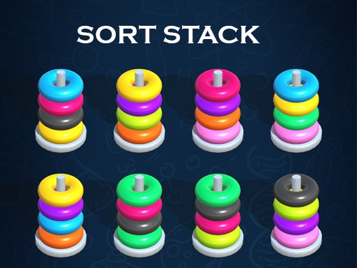 Games like Sort Stack color Hoop Game