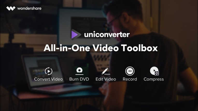 Wondershare Uniconverter-Video Converter, Video Editor, Video Compressor, Video Recorder, DVD Burner screenshot