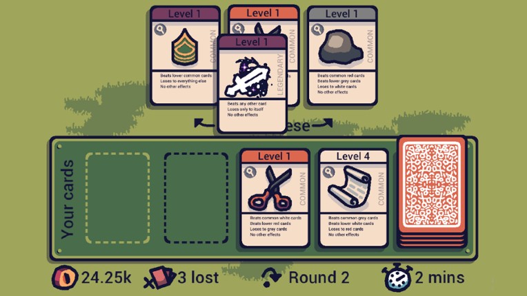 Deck paper scissors screenshot