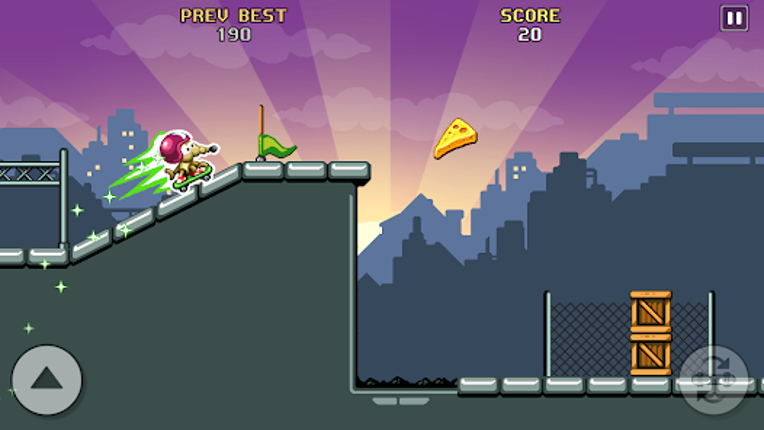 Rat On A Skateboard Image