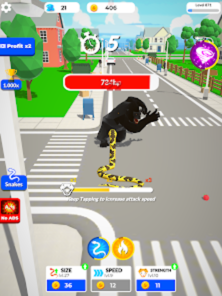 Idle Snake World:Hunting Fight screenshot