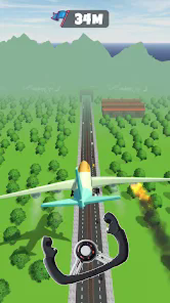 Sling Plane 3D - Sky Crash Jet screenshot