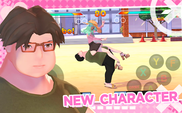 High School Girl Anime Fighter Image