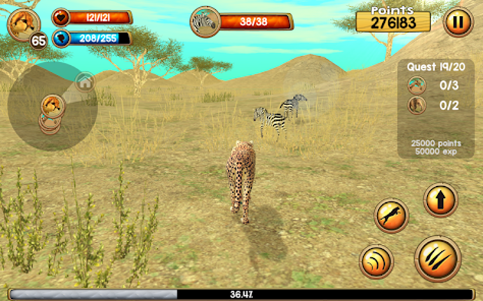 Wild Cheetah Sim 3D screenshot