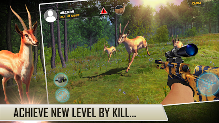 Dino Hunting Sniper Shooter 3D screenshot
