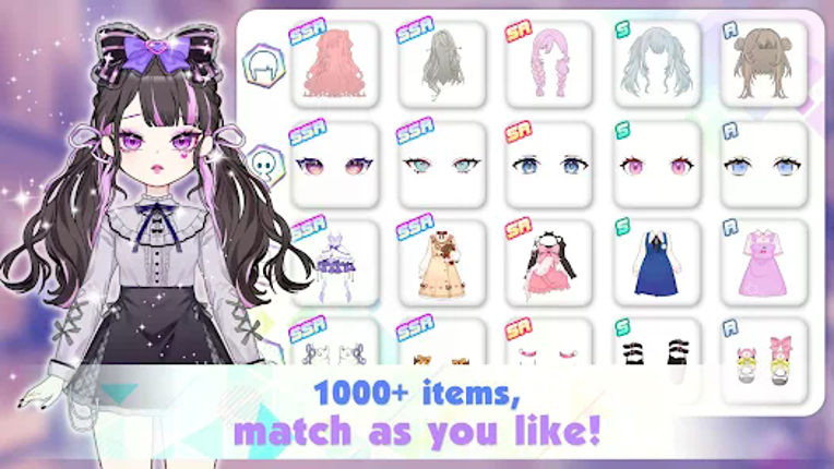 Dress Up! Shining Anime Star screenshot