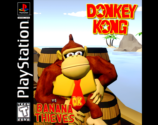 Donkey Kong vs Banana Thieves (PS One style) Image