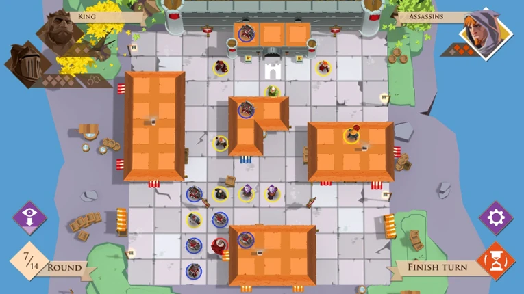 King and Assassins: The Board Game Image