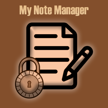 My Note Manager - Desktop Application Image