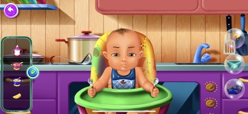 Newborn Baby Care Babysitter Image