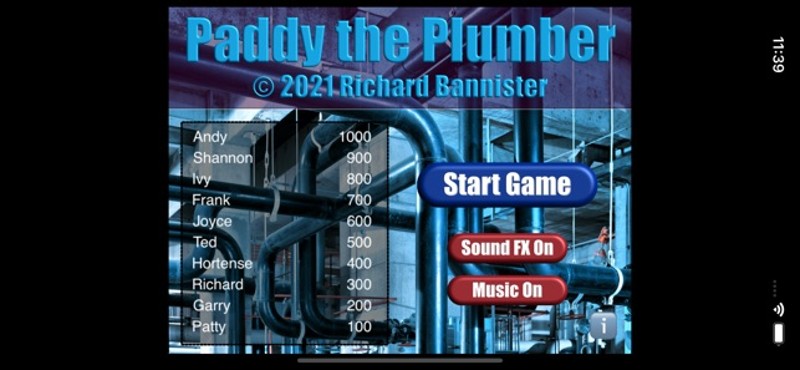 Paddy the Plumber screenshot