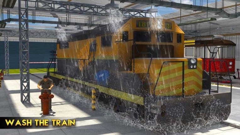 Real Train Mechanic Simulator: 3D Work-shop Garage Image