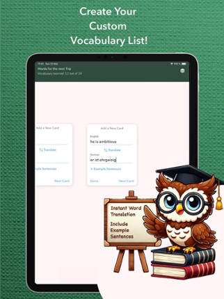 Vocabulary Flashcards - Vocabu screenshot