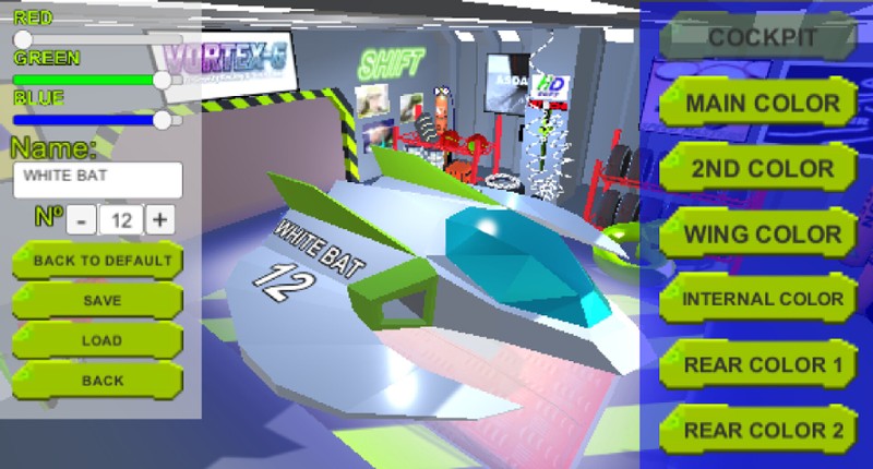 VORTEX-G: Anti-Gravity Racing & Track Editor Image