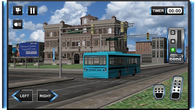 3D High School Bus Simulator - Bus driver and crazy driving simulation &amp; parking adventure game Image