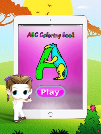 ABC Draw Pad : Learn to painting and drawing coloring pages printable for kids free screenshot