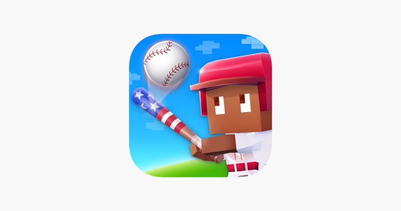 Blocky Baseball: Home Run Hero Image