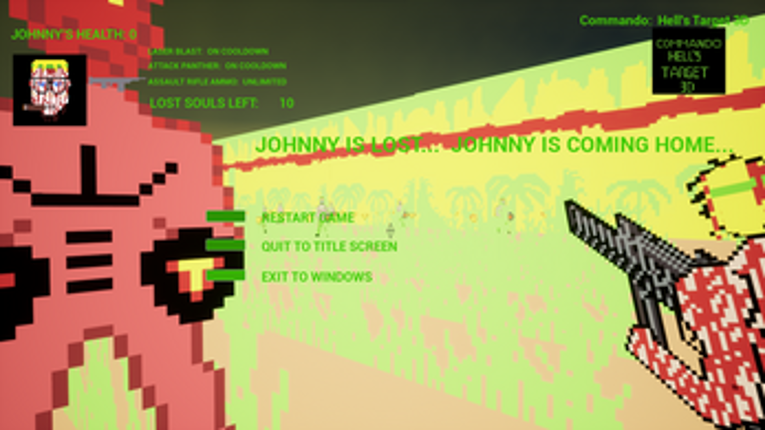 Commando: Hell's Target 3D screenshot