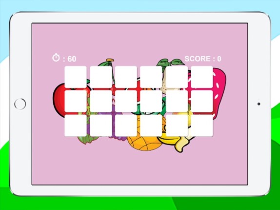 Fruit matching - find a match challenging game Image
