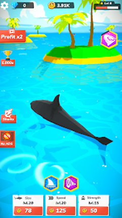 Idle Shark World - Tycoon Game screenshot