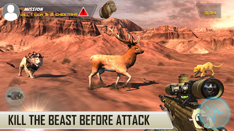 Dino Hunting Sniper Shooter 3D Image